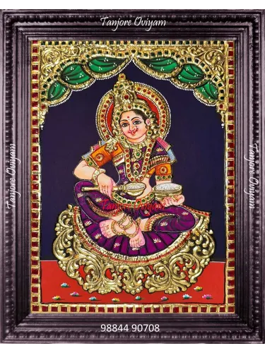 gold-annapoorani-tanjore-painting